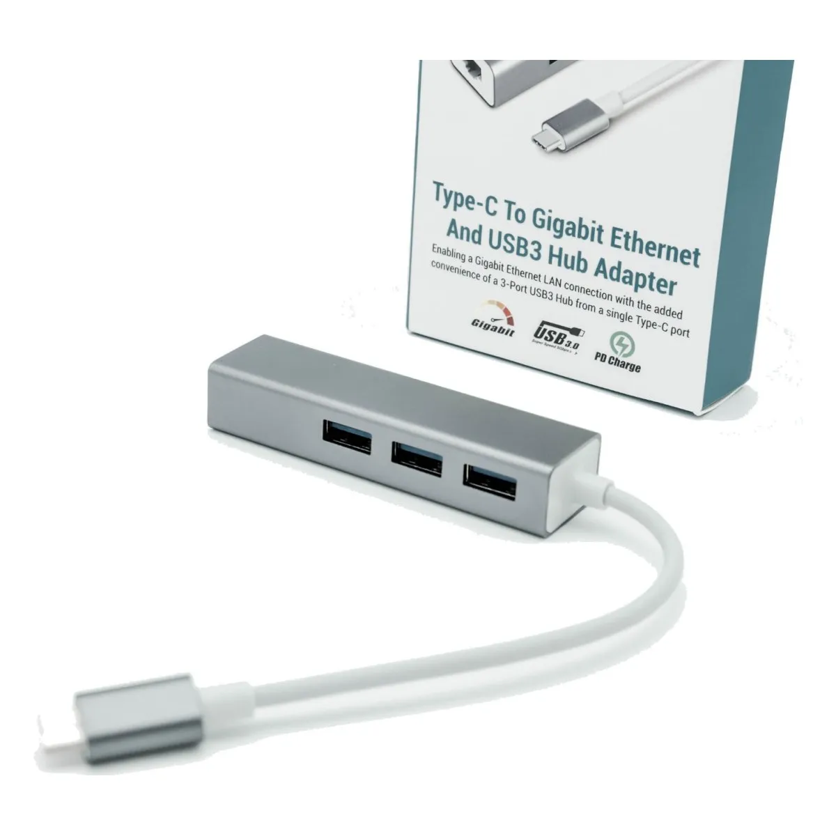 TYPE-C TO 3.0HUB+LAN