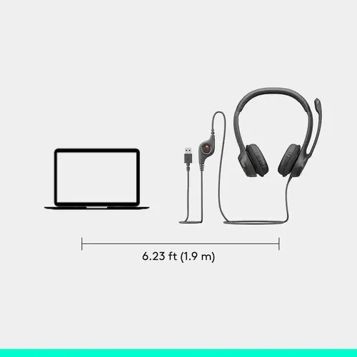 LOGITECH HEADSET H390 USB
