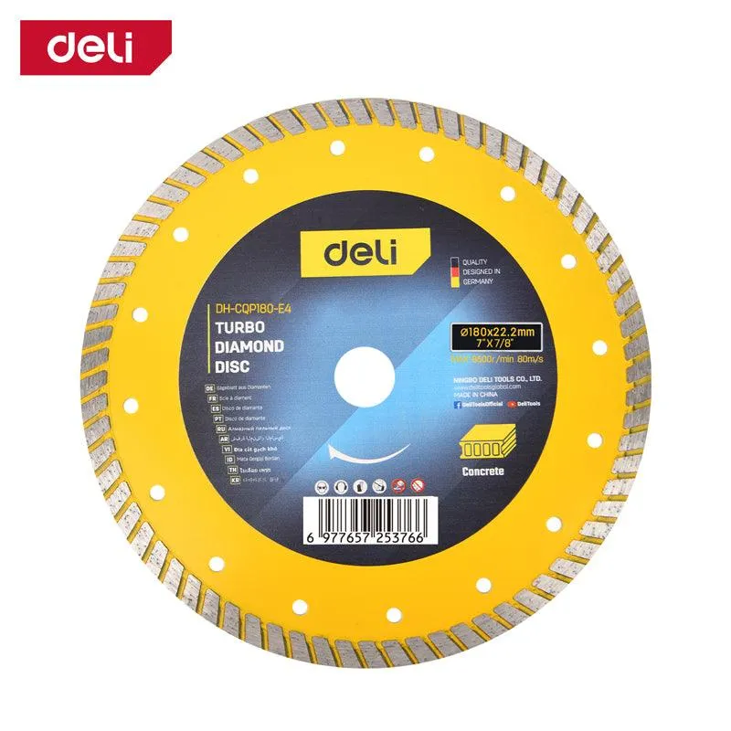 Deli Turbo Diamond Disc (180x22.2mm) - قرص ألماس توربو