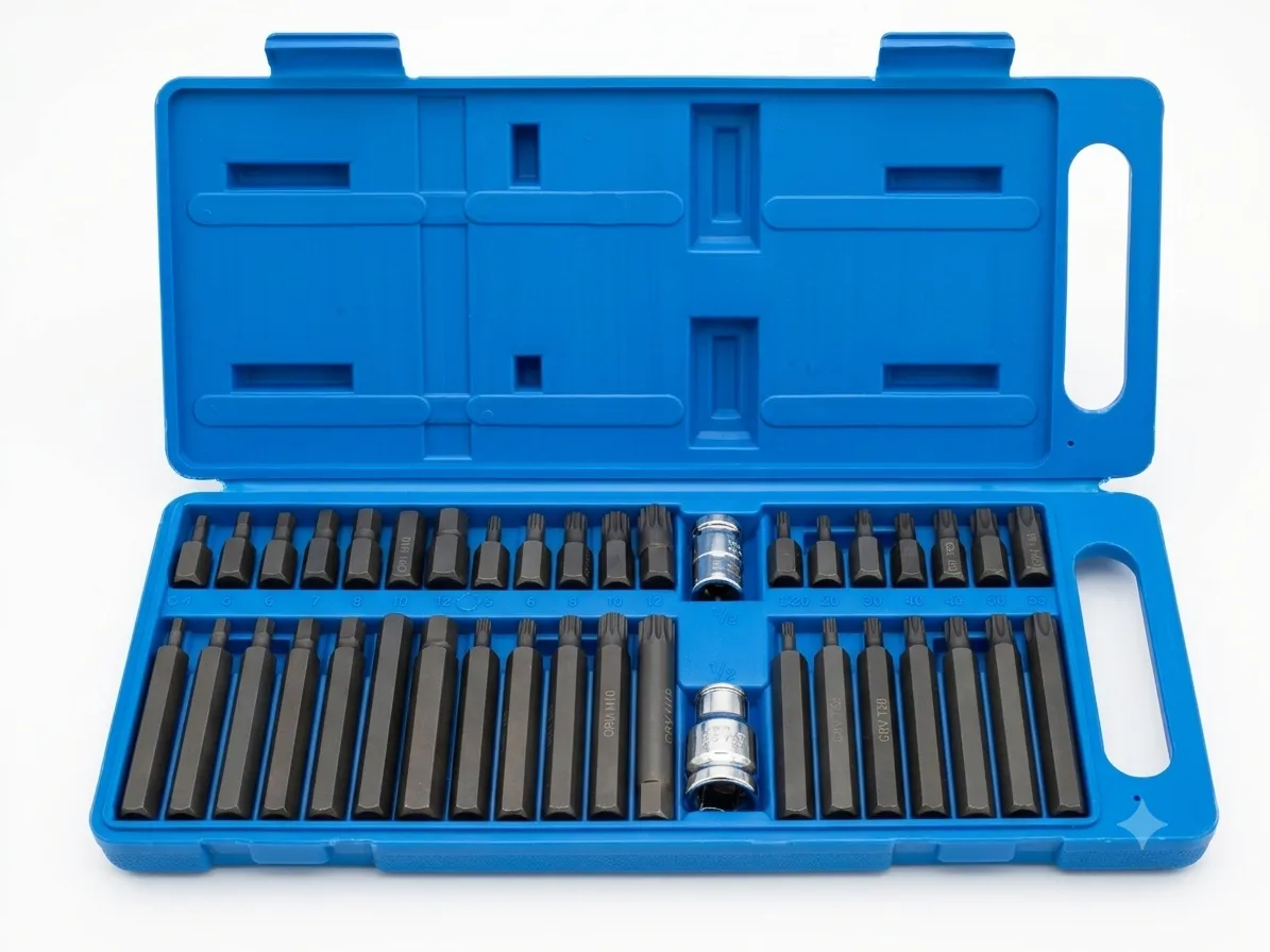 40pcs Mechanic Complete Set Bits - طقم ميكانيك كامل 40 قطعة ريش (بتّات)