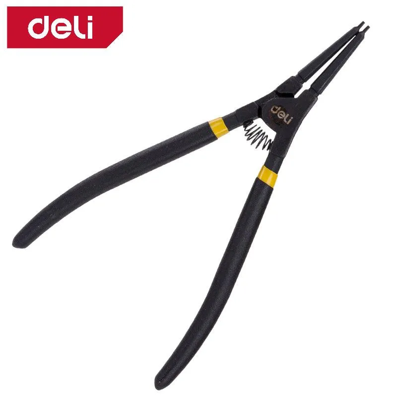 Deli 9" Straight Exterior Circlip Pliers - بانسة سكمان جالس خارجي