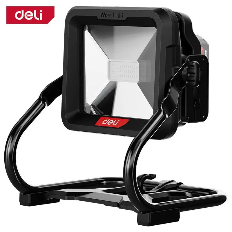 Deli 20V Lithium-ion Led Work Light Red Series (Tool Only) - بروجكتور ليد