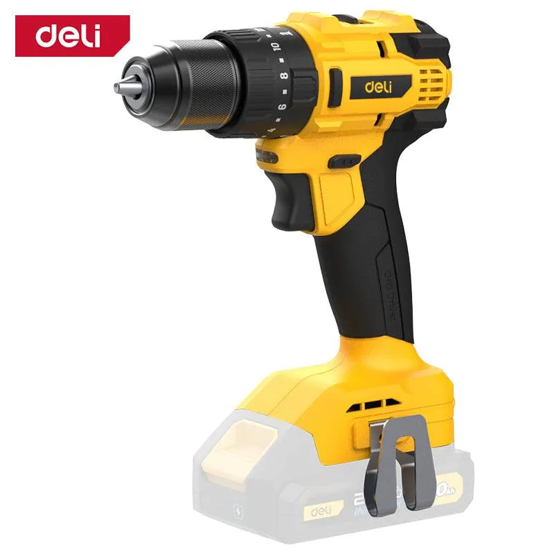 Deli 20V Brushless Motor Lithium-ion Impact Drill (Tool Only) - مقدح بطارية صناعي