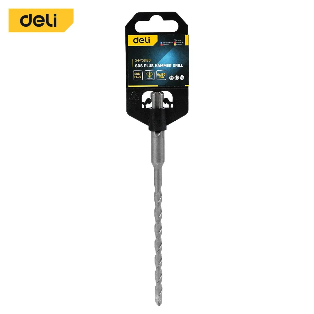Deli Sds Plus Hammer Drill (6x160mm) - مثقاب مطرقي SDS Plus