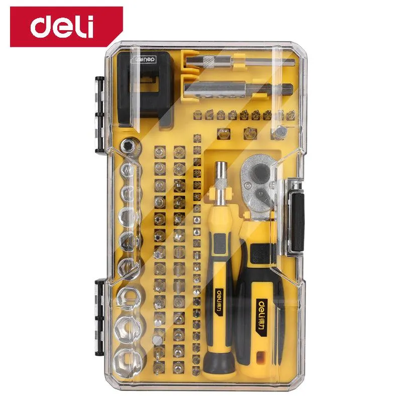 Deli 75Pcs Precision Screwdriver Set - طقم مفكات نواعم