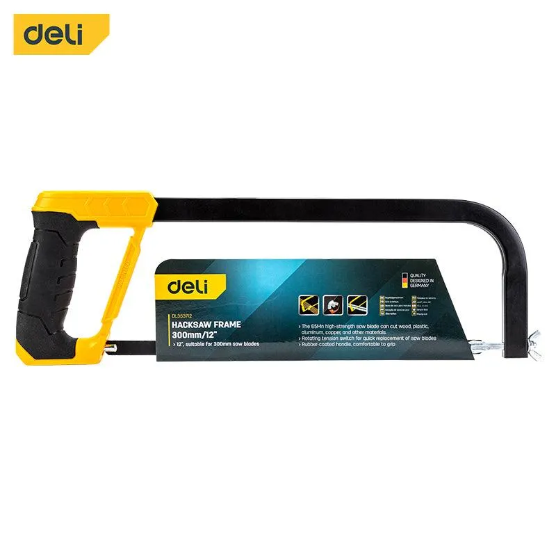 Deli 12" Hacksaw Frame (Coated Handle) - منشار حديد