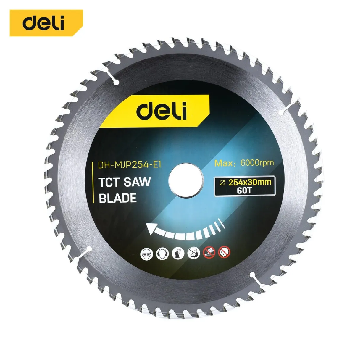 Deli Tct Saw Blade (254x30mm) 60T - ديسك قص خشب