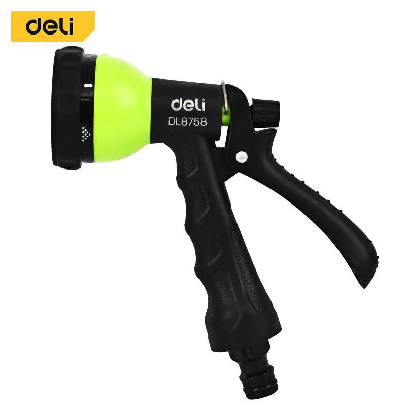Deli 7-Spray Patterns Plastic Trigger Nozzle - فرد رش مياه 7 حركات