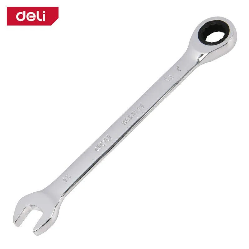 Deli 13mm Ratcheting Spanner - مفتاح شق مسنن طقطاق