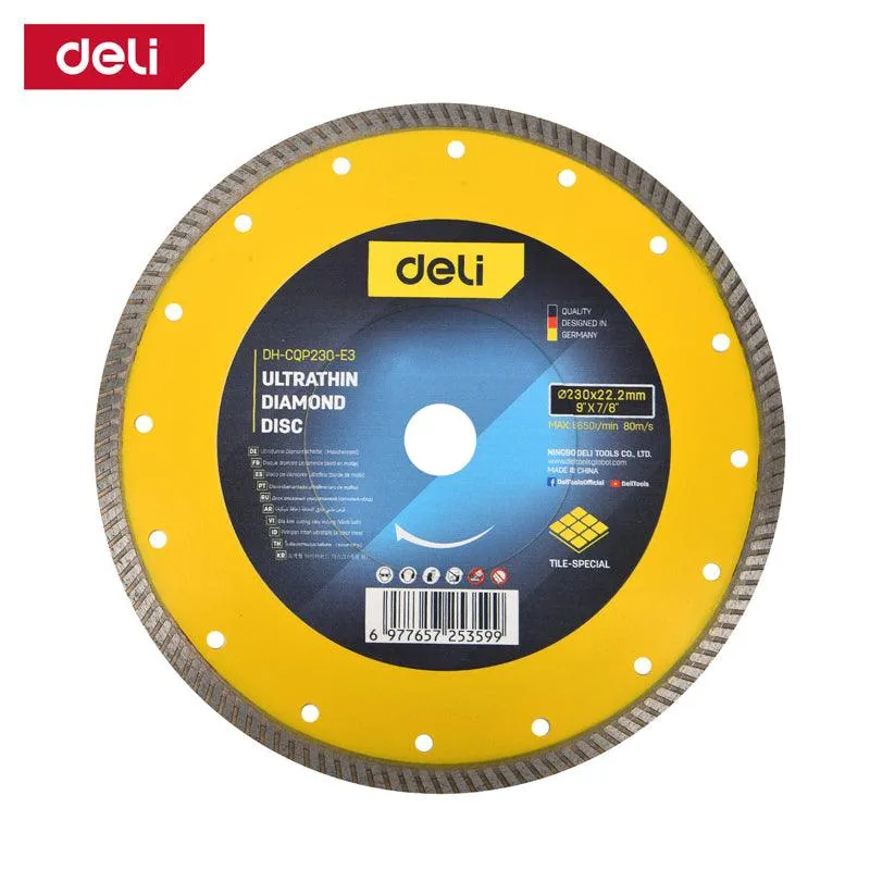 Deli Ultrathin Diamond Disc (230x22.2mm) - ديسك الماس رقيق