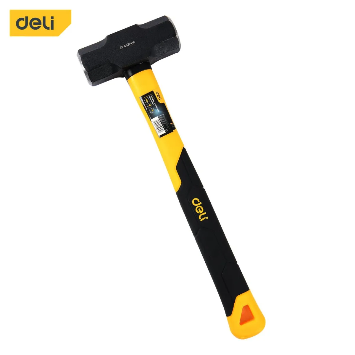 Deli 2kg Fiberglass Sledge Hammer - مهدة مسكة فايبر حشر