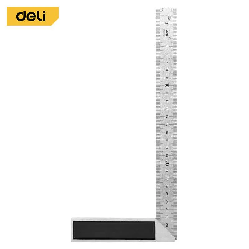 Deli Steel Angle Ruler (300mm) - زاوية علام ستانلس صناعية