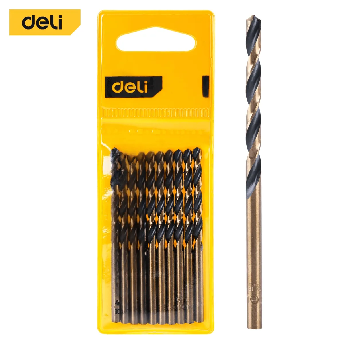 Deli HSS Drill Bit 3mmx60mm (10Pcs) - ريشة حديد