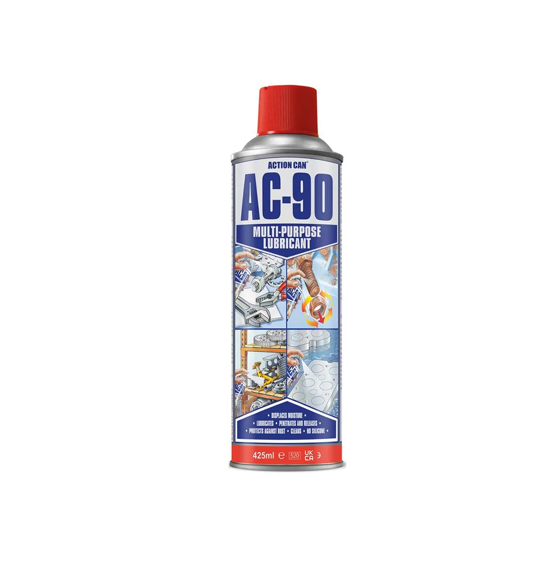 AC-90 Multi-Purpose Lubricant Spray 425ml (Made in UK) - بخاخ مزلق