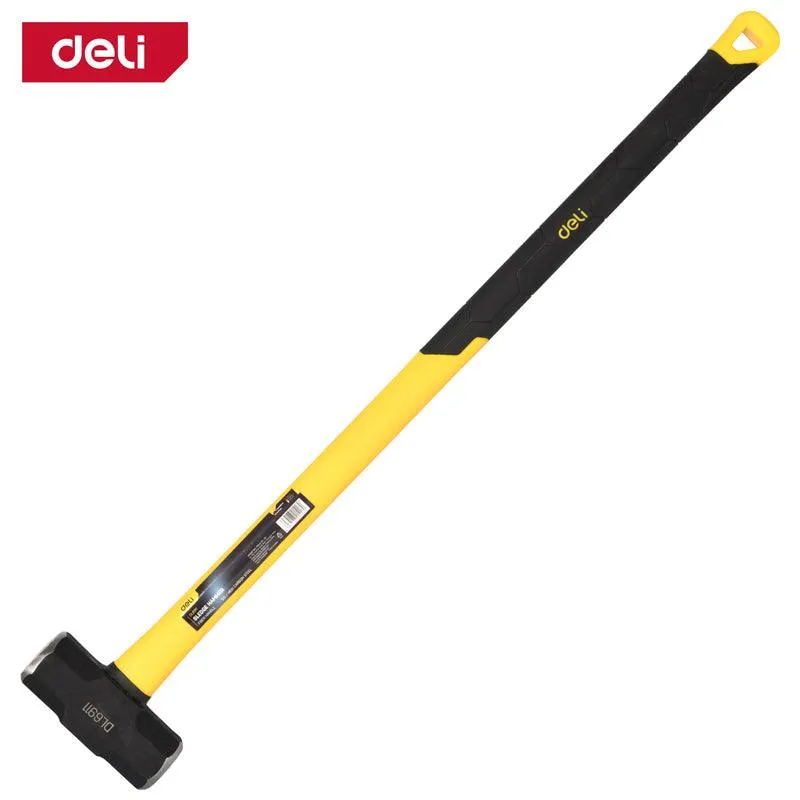 Deli 6Lbs Fiberglass Sledge Hammer - مهدة مسكة فايبر حشر