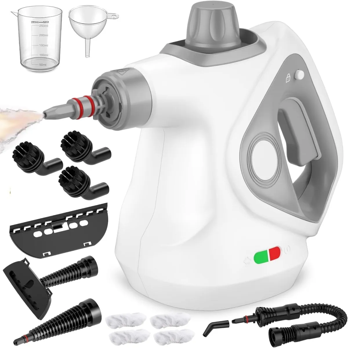 1100w Portable Steam Cleaner Set -ستيمر تنظيف كهربائي