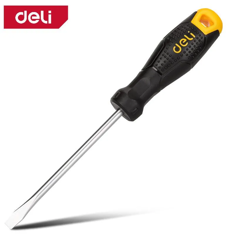 Deli Slotted Magnetic Screwdriver (5x200mm) - مفك براغي شق