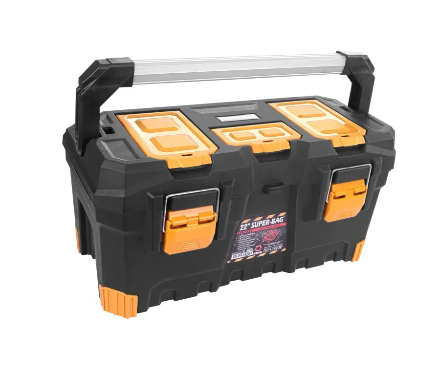22" Heavy Duty Aluminum Handle Tool Box 56×30×27.7cm - صندوق أدوات