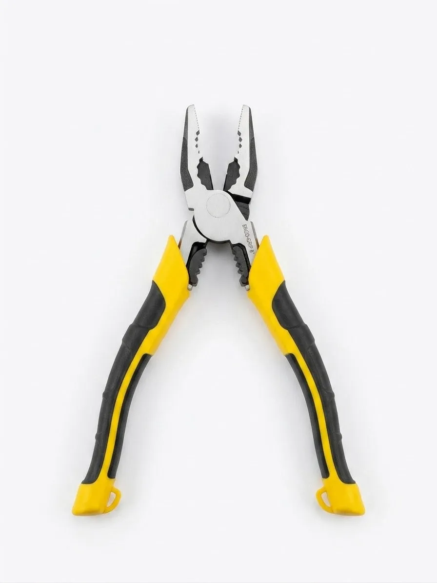 8" Industrial Combination Pliers with Cable Cutter - بانسة 8* مع زلاة صناعية