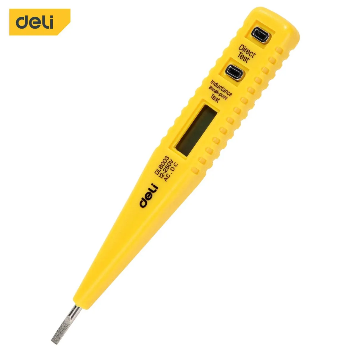Deli Voltage Test Pencil (12-250V) - مفك تاست ديجيتال
