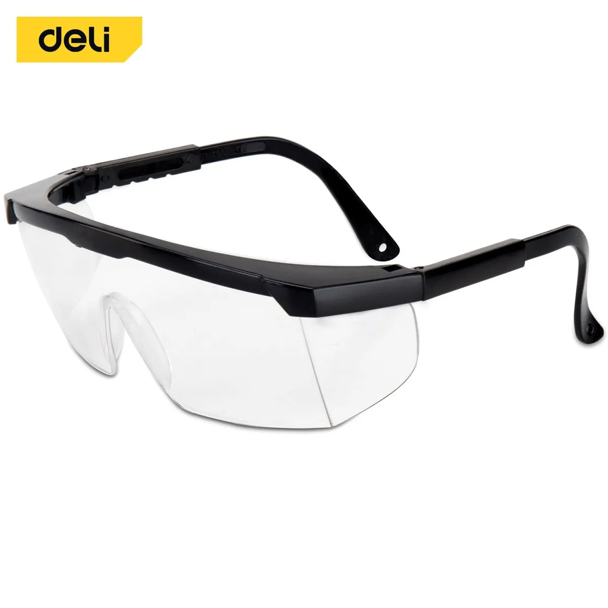 Deli Safety Goggles/Glasses (140*58*55mm) - عوينات حماية شفاف