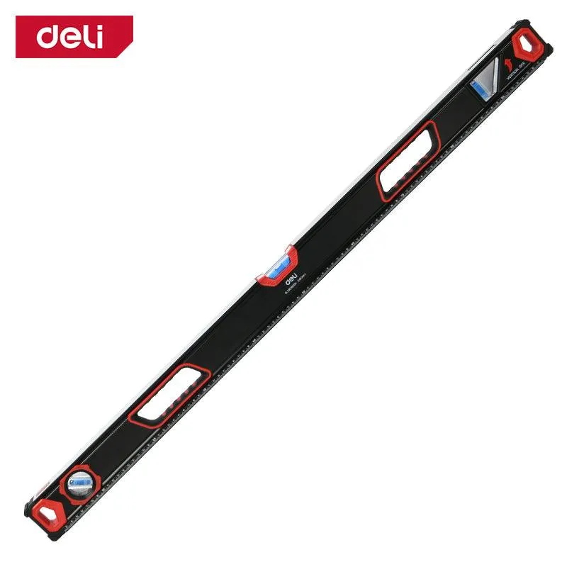 Deli Dual-View Spirit Level (Red Series) (1000mm) - زيبق صناعي مغنطيس