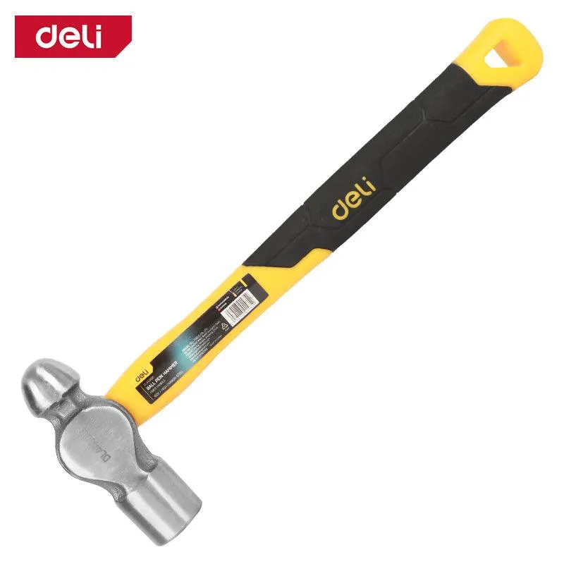 Deli 500g Ball Pein Hammer - مطرقة غلة