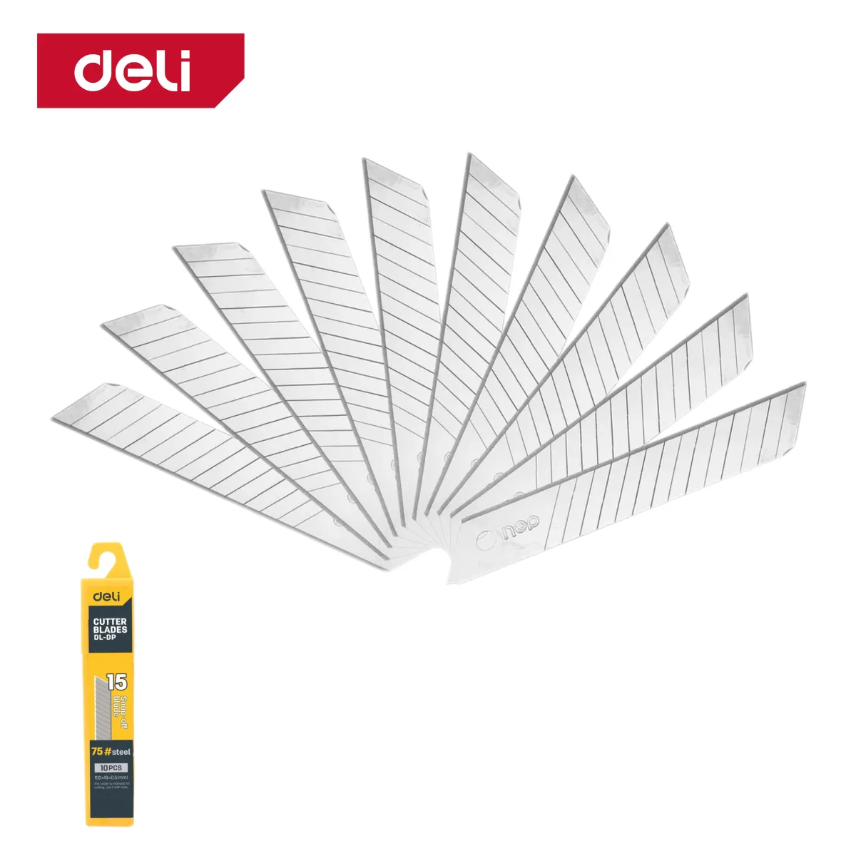 18Mm Cutter Blades 10Pcs Set - طقم شفرات سكين 10 قطع