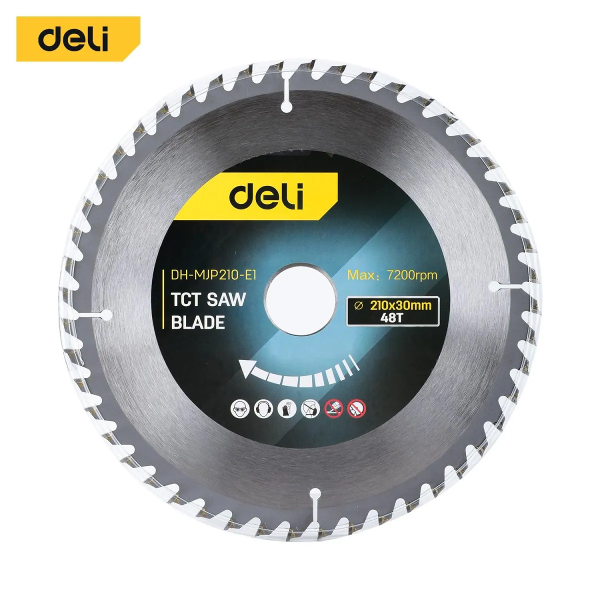 Deli Tct Saw Blade (210x30mm) 48T - ديسك قص خشب