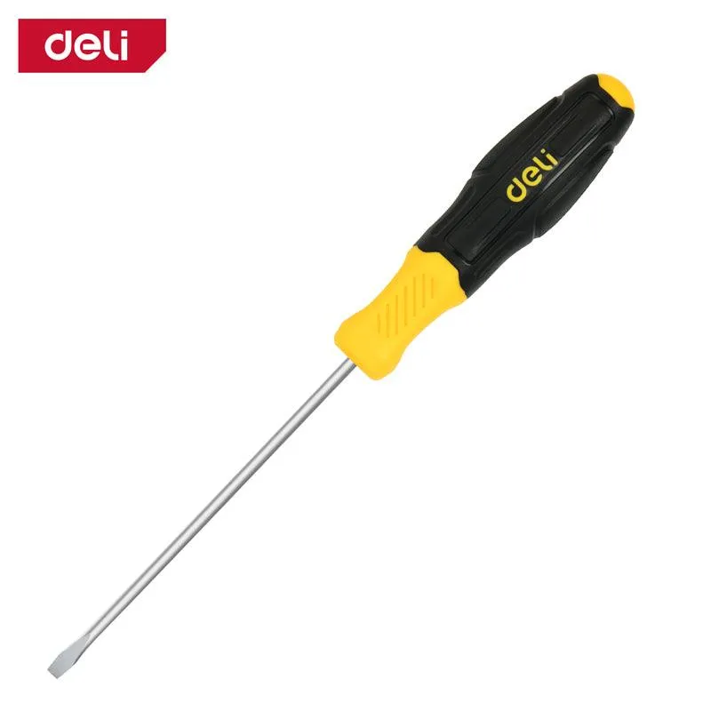 Deli Slotted Magnetic Screwdriver SL5 (5x100mm) - مفك براغي شق