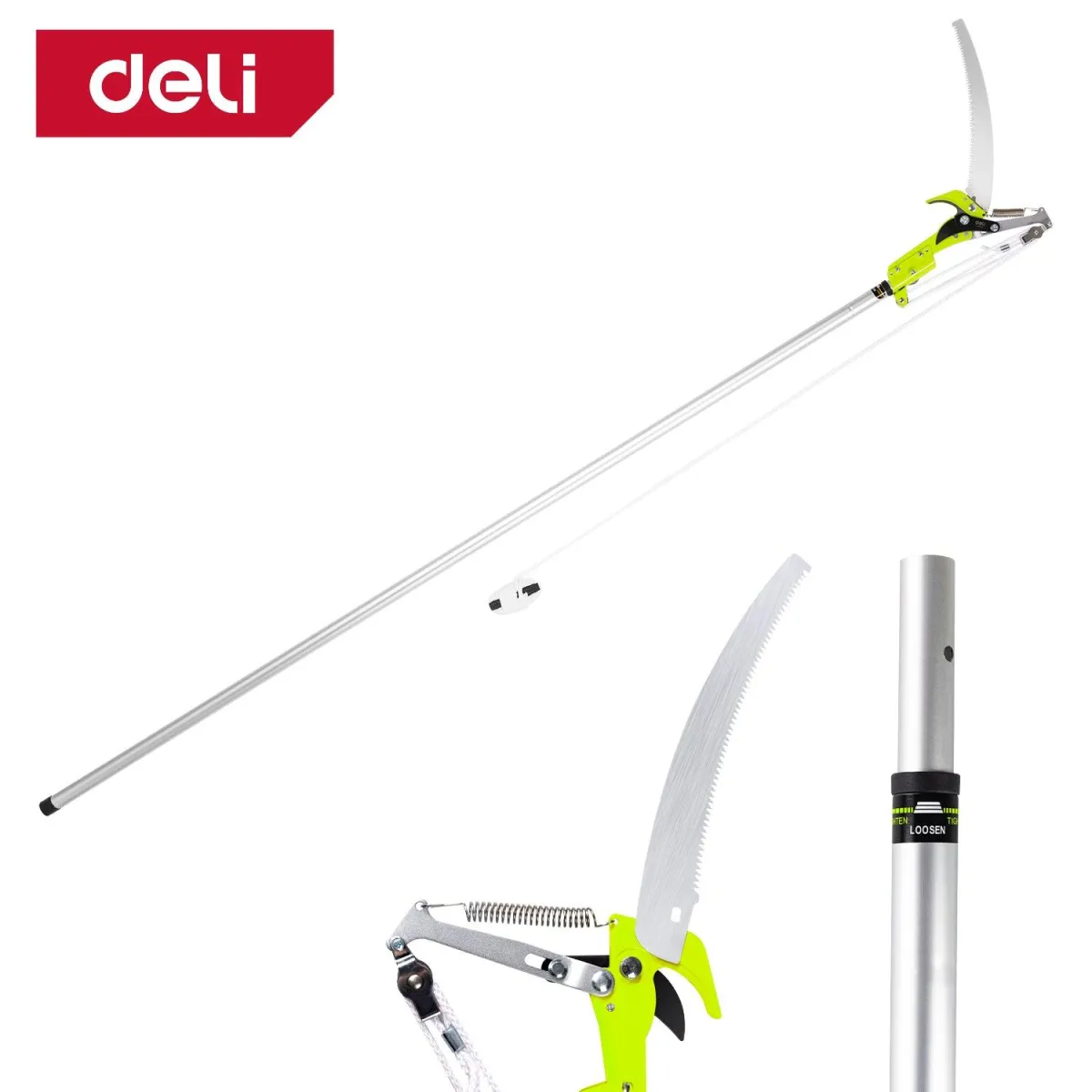 Long Pole Saw And Pruner (1.7-2.8M) - مقص ومنشار شجر طويل