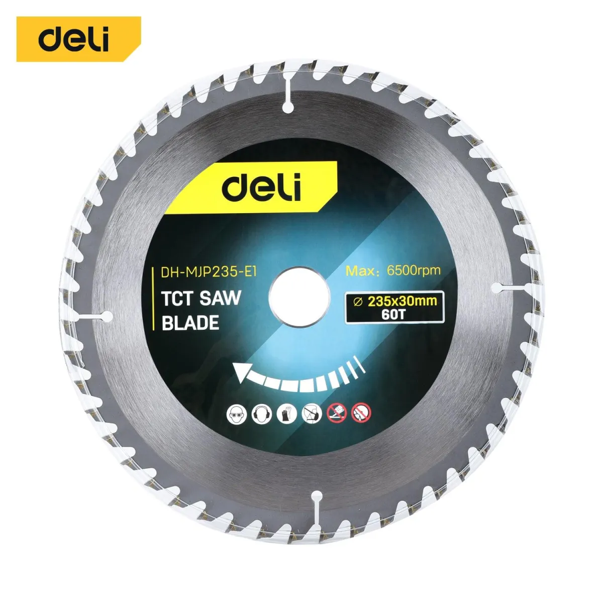 Deli Tct Saw Blade (235x30mm) 60T - ديسك قص خشب