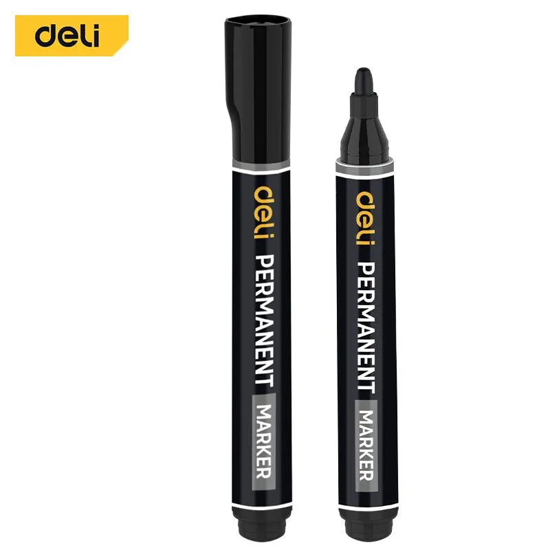 Deli Permanent Marker 1.8mm (Black) - قلم تحديد دائم