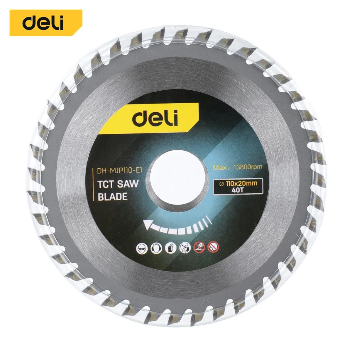Deli Tct Saw Blade (110x20mm) 40T - ديسك قص خشب