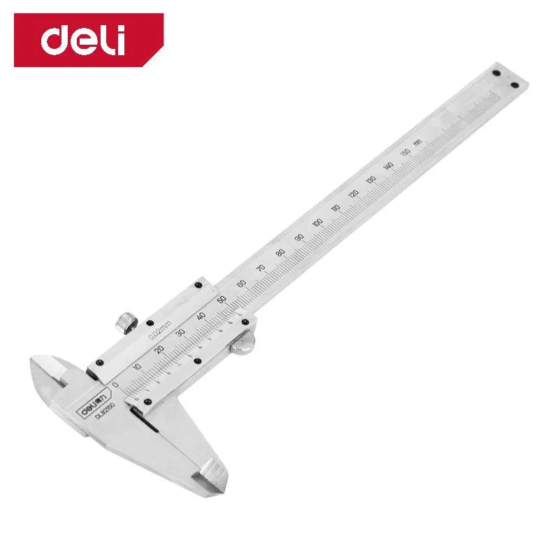 Deli Carbon-Steel Vernier Caliper (150mm) - بياكوليس