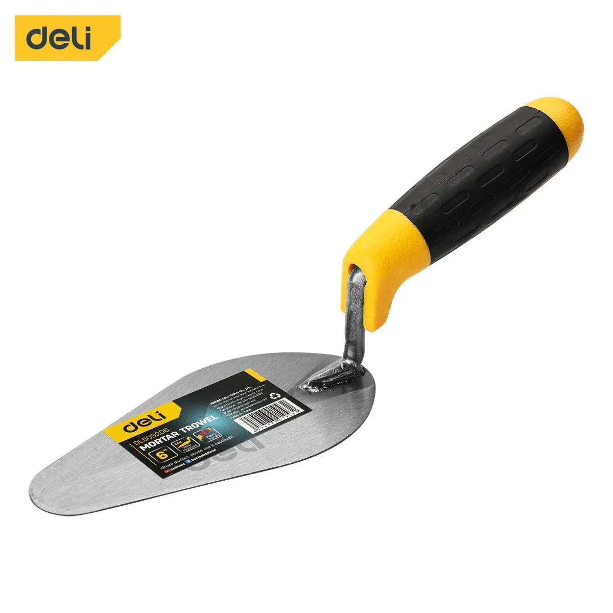 Deli 6" Bricklaying Trowel - مجرفة بناء الطوب