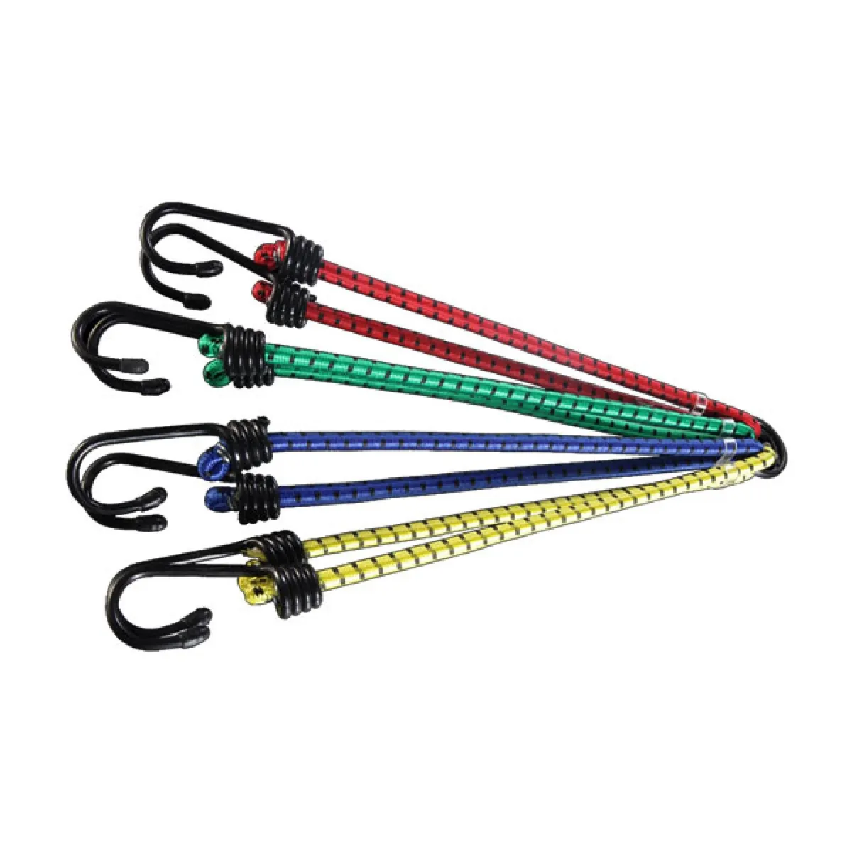 4Pcs Adjustable Bungee Wrench Straps 8mm x 60cm -طقم 4 قطع مفاتيح بونجي قابلة للتعديل