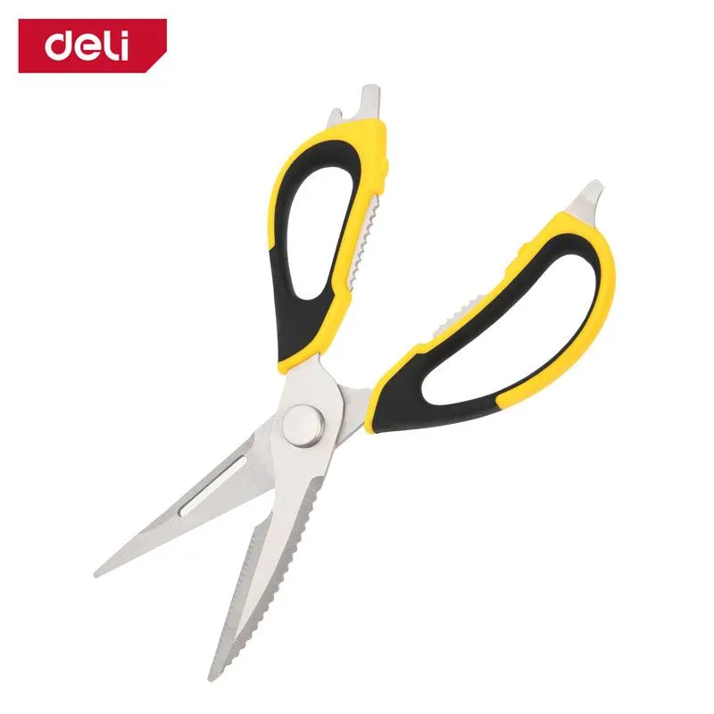 Deli Multifunction Scissor - مقص ستانلس متعدد الاستخدام