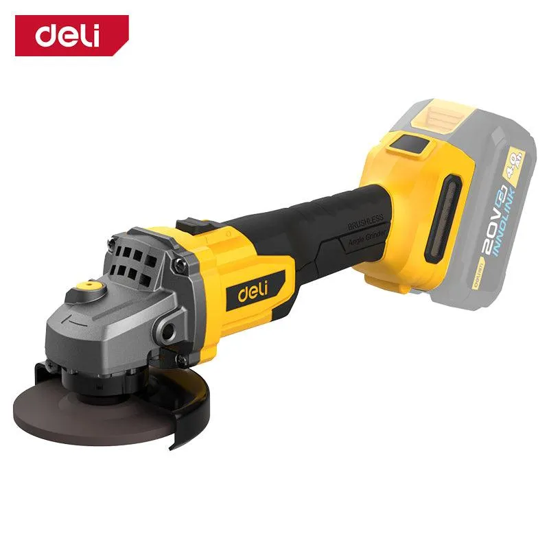 Deli 20V Brushless Motor Lithium-ion Angle Grinder (125mm) (Tool Only) -  صاروخ عالبطارية