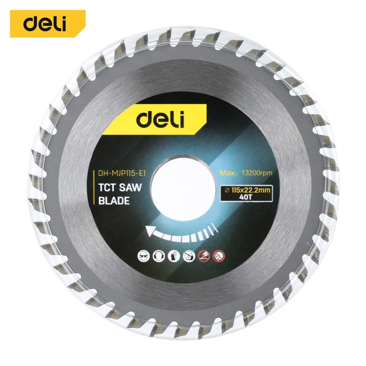 Deli Tct Saw Blade (115x22.2mm) 40T - ديسك قص خشب