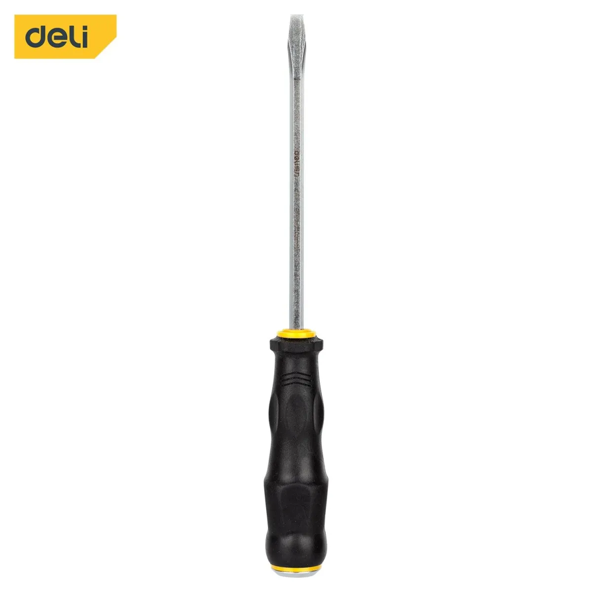 Deli Slotted Go-Through Magnetic Screwdriver (6x150mm) - مفك براغي ضرب شق