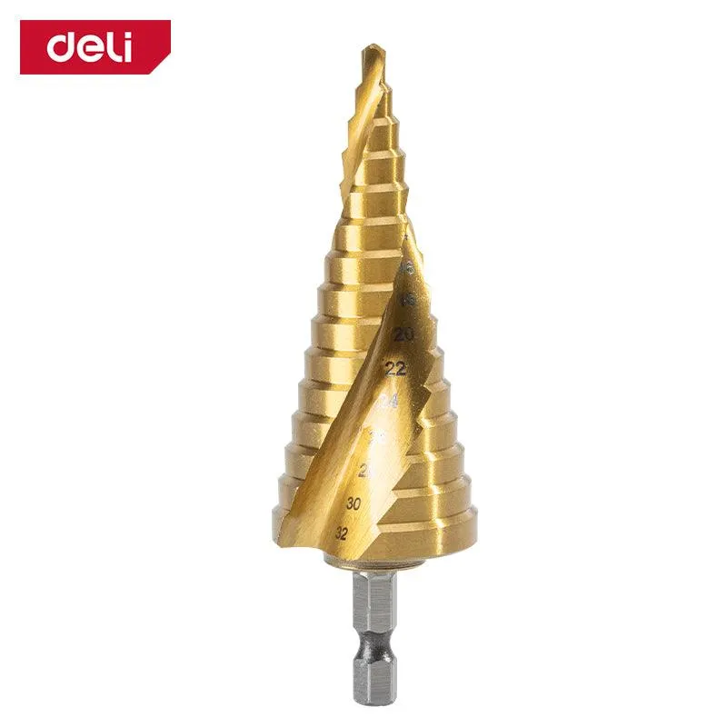 Deli Step Drill Bit (4-32mm) - ريشة بلبل