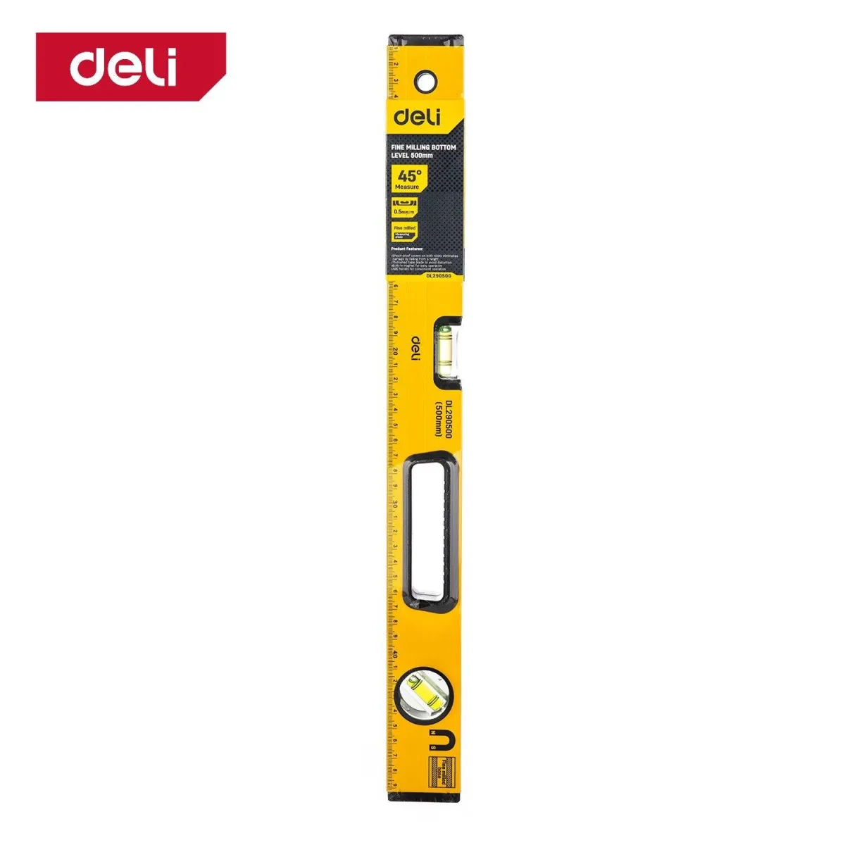 Deli Heavy Duty Magnetic Spirit Level (500mm) - زيبق عمار مغناطيسي