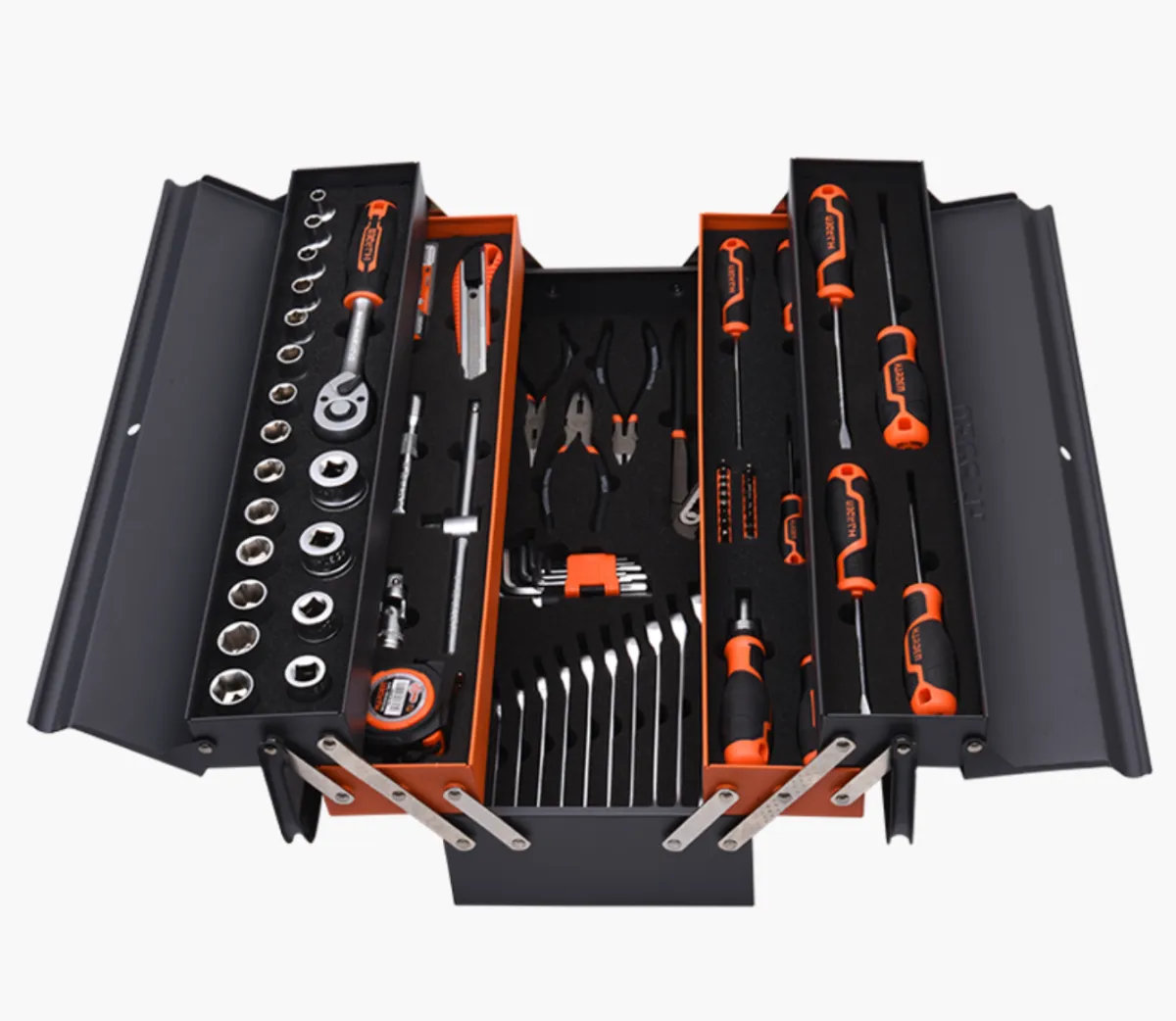 77Pcs Heavy Duty Tools Set - شنطة عدة اوكارديون مشكلة