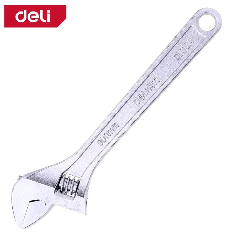Deli 12" Adjustable Wrench - مفتاح انكليزي
