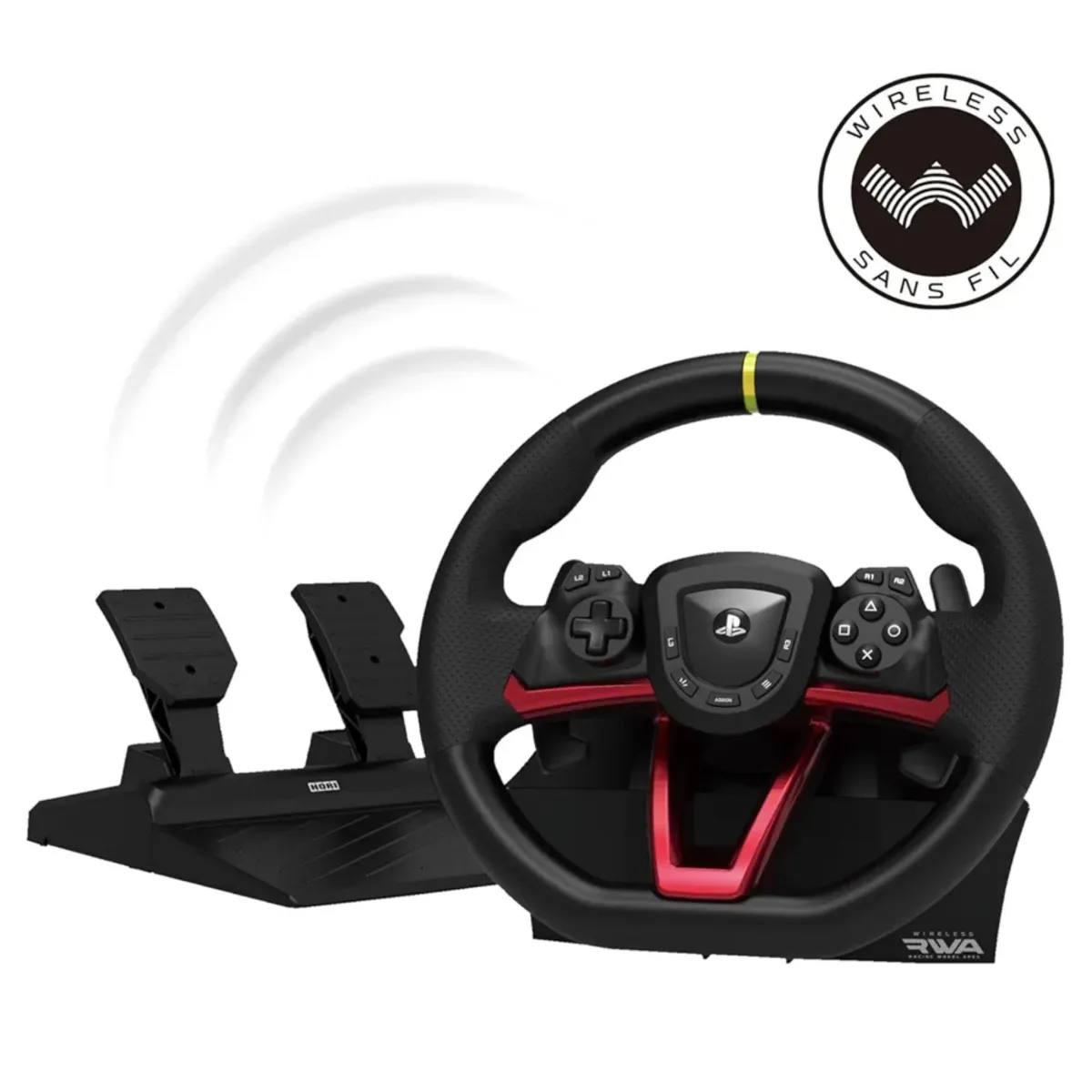 HORI Wireless Rechargable Racing Wheel Apex for PS5, PS4 and Windows
