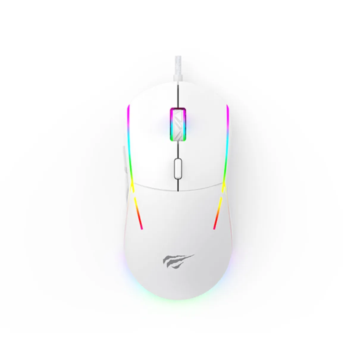 Havit  MS961 RGB Backlit Programmable Gaming Mouse - White