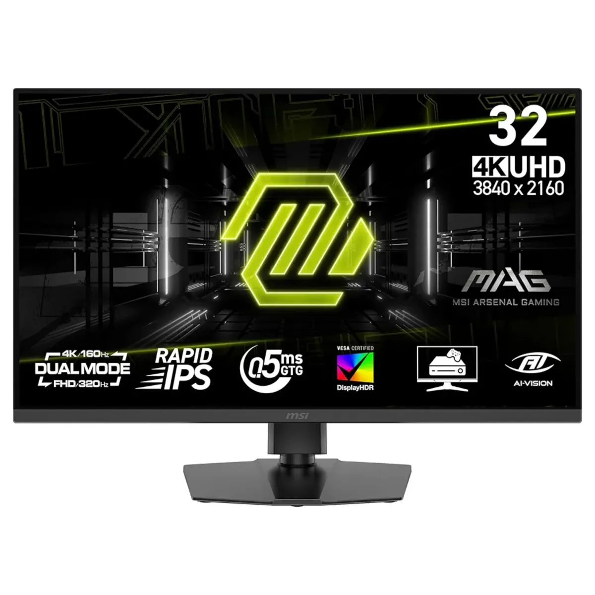 msi MAG 322URDF E16 32-inch 3840 x 2160 4K (UHD)  Dual Mode  320Hz Gaming Monitor