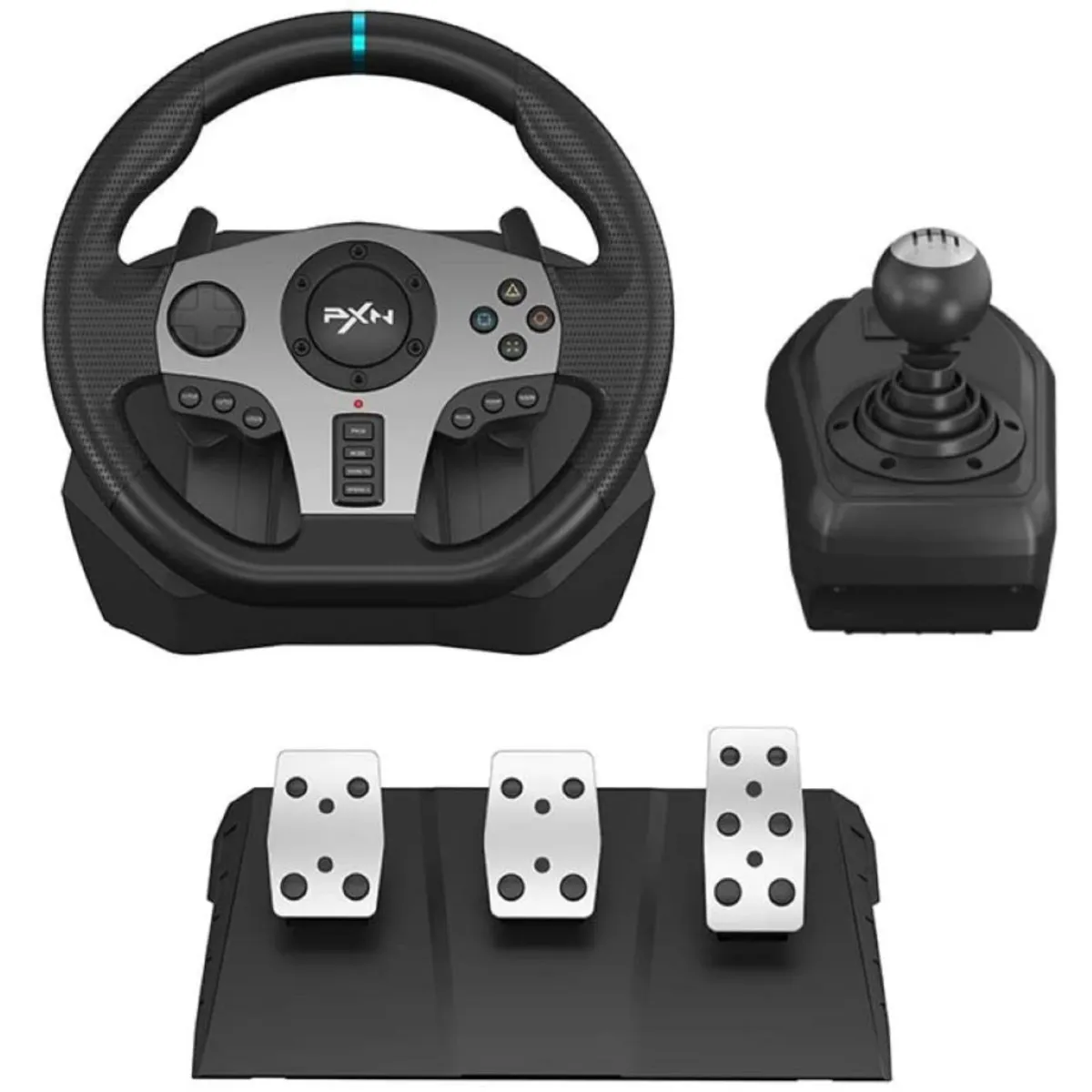 PXN V9 Gen 2 270/900 degree Steering Wheel for PS4, Xbox One,Xbox Series X/S, Nintendo Switch, PC