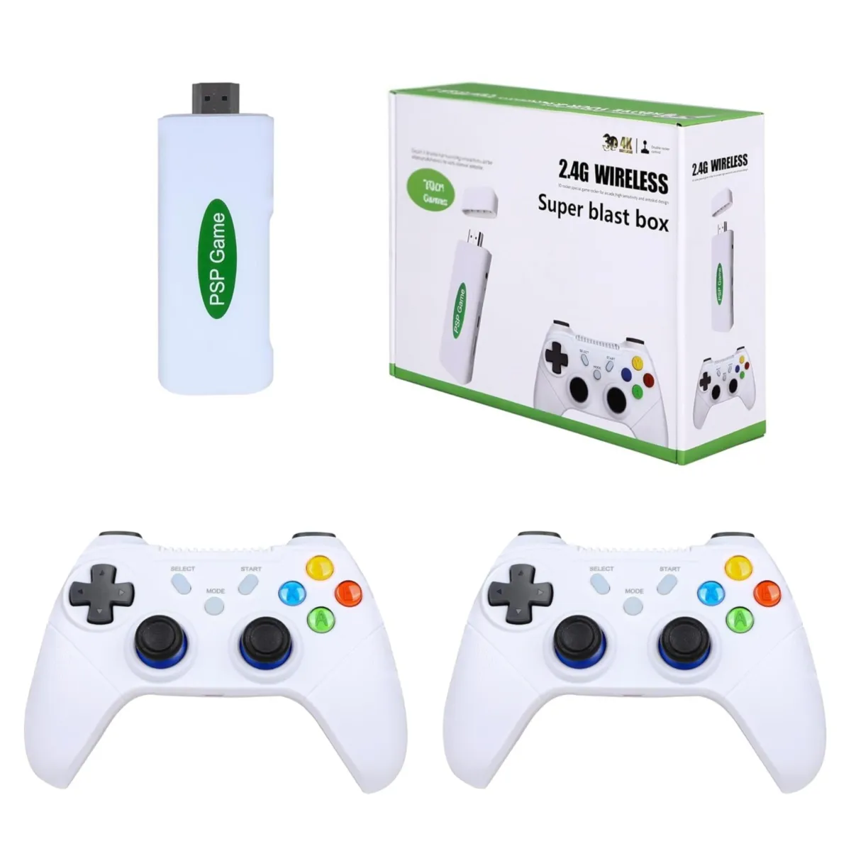 MA18 Retro Game Stick Console, with 52 Emulators, 30,000+ Classic Games Including GTA Game